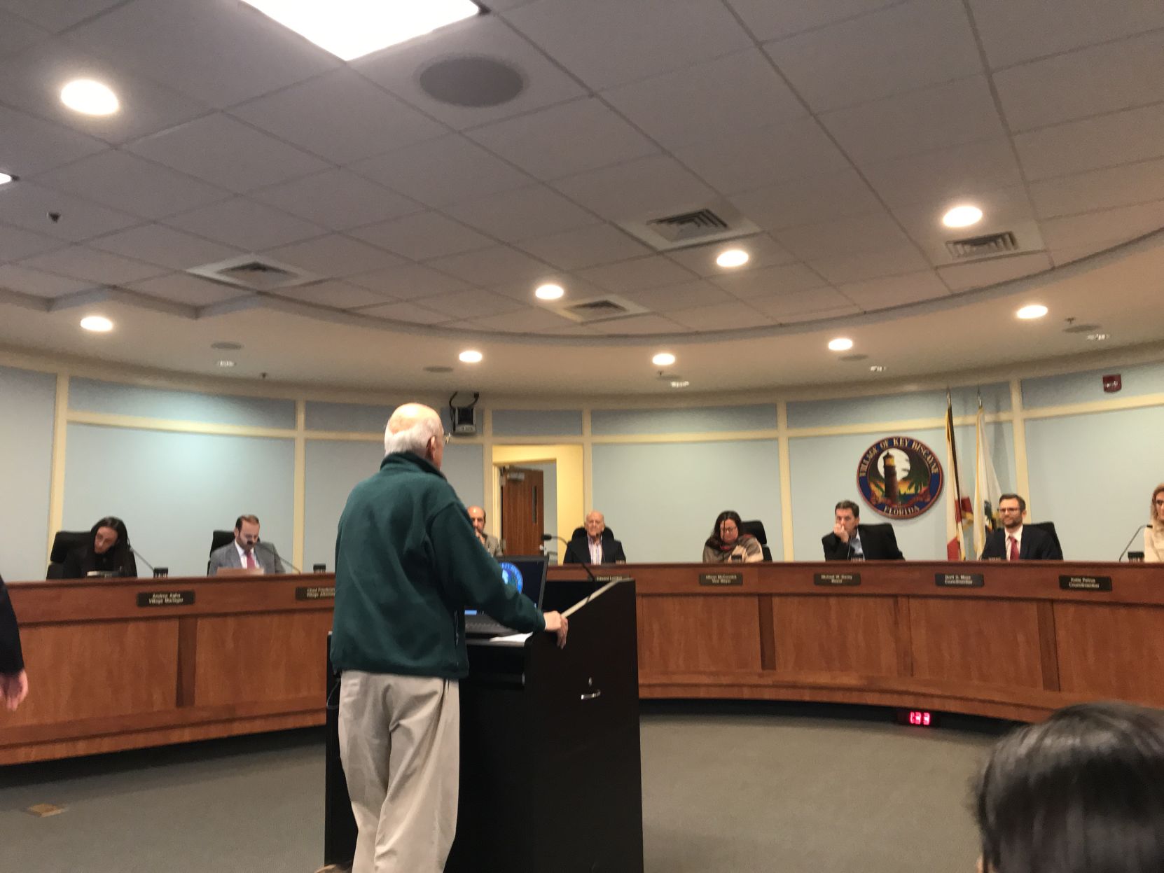 Resident Antonio Camejo addresses the Council